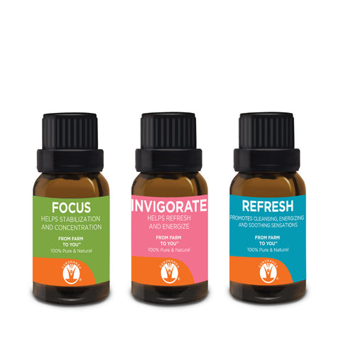 3 Wise Blends - Essential Oil Gift Set (Pack of 3)